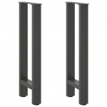 Konsoollaua jalad, antratsiithall, 2 tk, 28 x (72-73) cm, teras