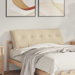 Seljatugi padi cream 140 x 50 cm mikrofiber kangas