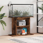 Akvaariumialus suitsutatud tamm 80 x 35 x 60 cm t&ouml;&ouml;deldud puit
