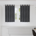 Pimendavad kardinad 2 pcs helehall 140 x 140 cm samet