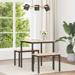 S&ouml;&ouml;gilaud neutraalne 70 x 70 x 75 cm tahke m&auml;nd