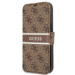 Guess GUBKP13L4GDBR iPhone 13 Pro / 13 6.1" brown/brown book 4G Stripe
