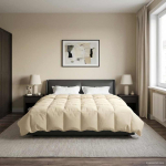 Suvised teki rapistatud cream 220 x 260 cm mikrokiud