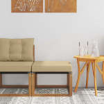 V&auml;li jalatoed tihe akaatsiapuit ja tekstilooni kangas