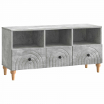 Telerikapp betoonhall 102 x 34,5 x 50 cm t&ouml;&ouml;deldud puit