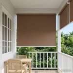 Rulookardin uv kaitse pruunikashall 80 x 230 cm pol&uuml;ester