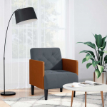 K&auml;etugedega diivanitool, tumehall, 55 cm, samet