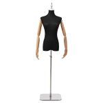 Reguleeritav 156-226 cm mannekeen alusega naine pp must