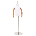 Reguleeritav 120-157 cm mannekeen alusega unisex pp valge