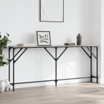 Konsoollaud, hall sonoma tamm, 180 x 23 x 75 cm, tehispuit