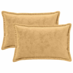 Diivanipadi 2 pcs houten pruunikashall 50 x 80 cm flanell