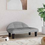 Koeravoodi, hall, 70x52x30 cm, samet