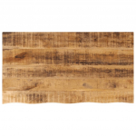 Lauaplaat, 100 x 60 x 2,5 cm, naturaalsete servadega, mangopuit