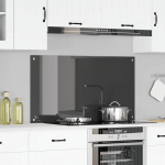 K&ouml;gi splashback tumehall 110 x 60 x 0,6 cm karastatud klaas