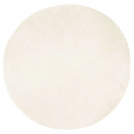 Faux lambanaha vaip tafalla valge &oslash; 80 cm pol&uuml;ester