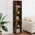 Nurgakapp, suitsutatud tamm, 33 x 33 x 164,5 cm, tehispuit