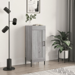 Puhvetkapp, hall sonoma tamm, 34,5x34x90 cm, tehispuit
