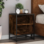 &Ouml;&ouml;kapid 2 tk suitsutamm 40x31x50 cm tehniline puit ja metall