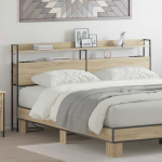 Peats riiuliga peaga ladustamisega sonoma tamm 180 cm tehispuit