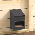 Kanali feeder must 21 x 16 x 33 cm k&uuml;lmvalsitud teras