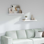 Seinariiul 2 pcs valge marmor 80 x 23,5 x 4 cm tehispuit