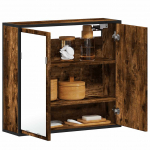 Vannitoa peegelkapp suitsutamm 65x20x60 cm ehituspuit