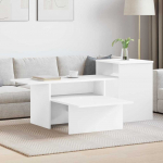 Konsoollaud valge 80 x 50 x 225 cm tehispuit