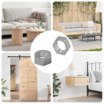 Kuusnurkset p&auml;hklid 2 pcs h&otilde;bedane m6 teras