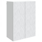Seinale kinnitatav kapp valge 66 x 34,5 x 90 cm tehispuit