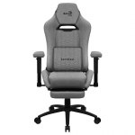 Aerocool ROYALASHGR Premium Ergonomic Gaming Chair Legrest Aeroweave Technology Grey