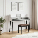Stuudio laud valge 110 x 40 x 19,5 cm tehispuit