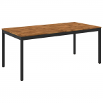 Aia &otilde;htus&ouml;&ouml;gi laud naturaalne ja must 147 x 88,5 x 75 cm