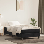 Vedrumadratsi voodiraam, must, 90x200 cm, samet