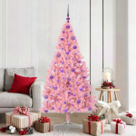 Tehis pre-lit j&otilde;ulupuu koos 300 led-iga roosa 180 cm pvc
