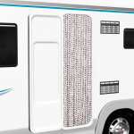 Putukakardin pruunikashall ja valge, 56 x 185 cm &scaron;enill