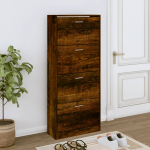 Jalatsikapp, suitsutatud tamm, 63 x 24 x 147 cm, tehispuit