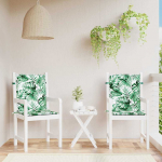 Toolipadjad muu 2 pcs lehemuster 100 x 50 x 3 cm oxfordi kangas