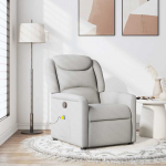 Massage recliner tool cloud grey fabric