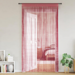 N&ouml;&ouml;rkardinad 2 tk, roosa, 140x250 cm