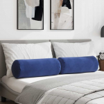 Padjad 2 pcs politsei sinine &oslash; 25 x 70 cm korter kangas