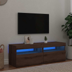 2-osaline led-tuledega telerikapi komplekt artisan oak