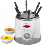 Clatronic FFR 2916 Single 1 L Stand-alone 900 W Deep fryer Grey, White