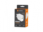 NATEC NETWORK CHARGER RIBERA USB-A+USB-C 20W PD