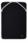 HP Reversible Protective 14.1-inch Silver Laptop Sleeve 14.1" Sleeve case Black