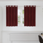 Pimendavad kardinad 2 pcs veinpunane 140 x 140 cm samet