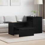 Konsoollaud must tamm 80 x 50 x 225 cm tehispuit