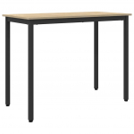 Laud sonoma tamm 100 x 50 x 76,5 cm t&ouml;&ouml;deldud puit ja teras