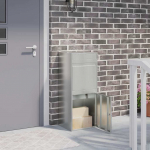 Pakiautomaat ladustamisega must 41 x 38 x 103 cm tsinkteras