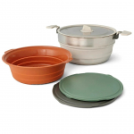 Sea to Summit Detour Essentials Camp Kitchen Kit 4 Piece Set of dishes
