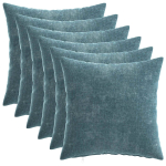Diivanipadi 6 pcs heerlen sinine 40 x 40 cm &scaron;en&uuml;&uuml;lfabric